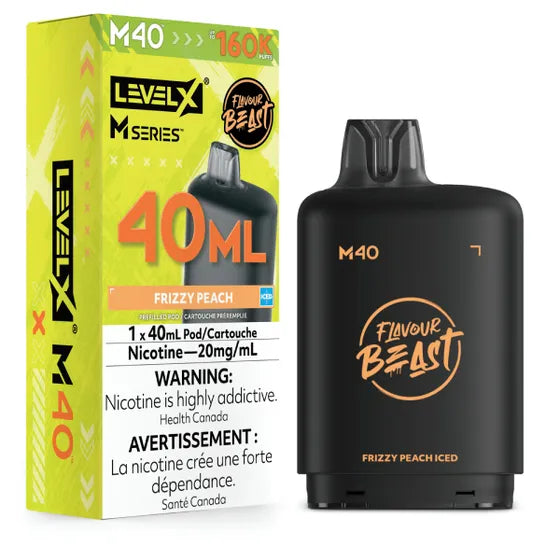 Flavour Beast Level X M Series 160k - Frizzy Peach Iced