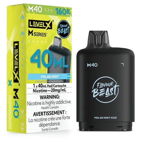 Flavour Beast Level X M Series 160k - Polar Mint Iced (PROV)