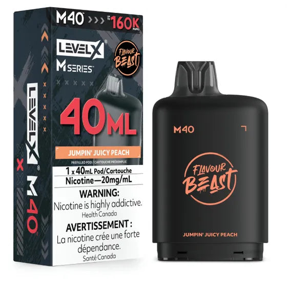 Flavour Beast Level X M Series 160k - Jumpin' Juicy Peach