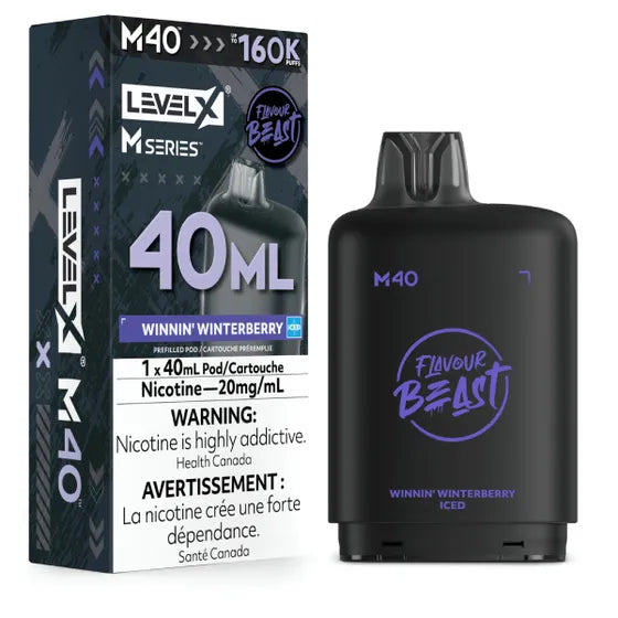 Flavour Beast Level X M Series 160k - Winnin' Winterberry Iced