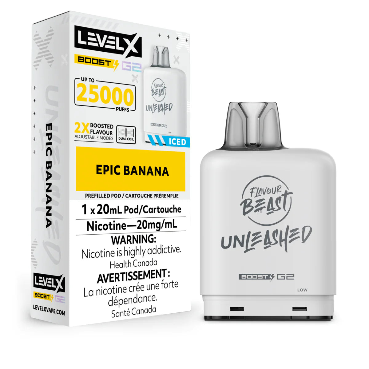 Flavour Beast Unleashed Level X Boost G2 25k - Epic Banana Iced (PROV)