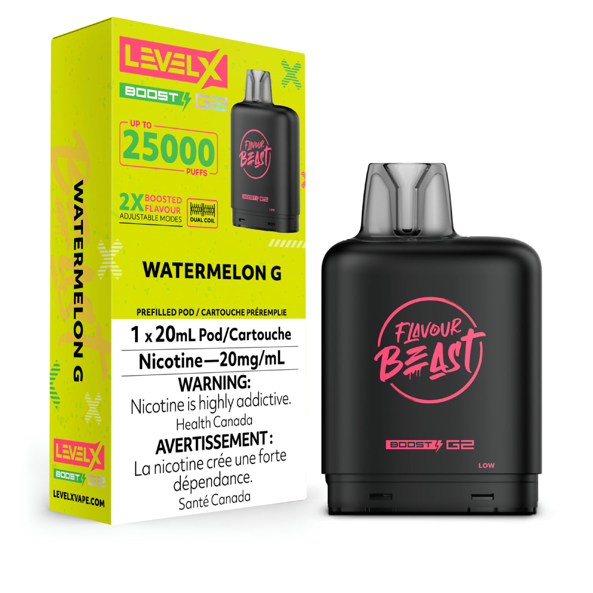 Flavour Beast Level X Boost G2 25k - Watermelon G
