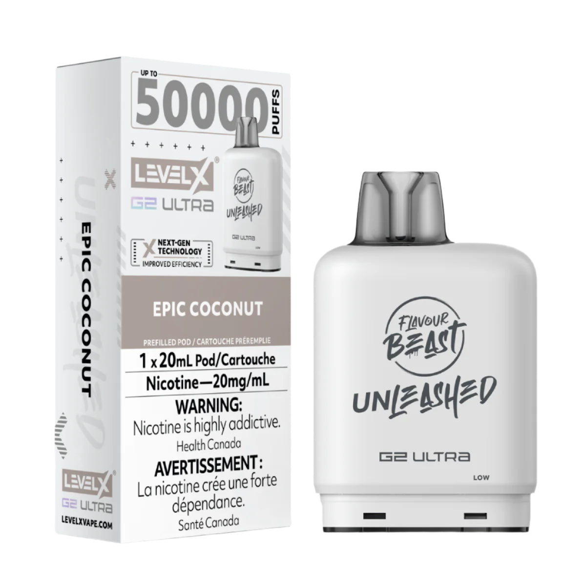 Flavour Beast Unleashed Level X G2 Ultra 50k - Epic Coconut