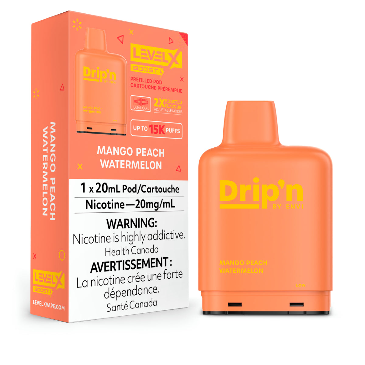 Drip'n Level X Boost G2 25k - Mango Peach Watermelon