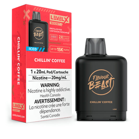 Flavour Beast - Level X Boost Pod -  Chillin' Coffee Iced (20mL)