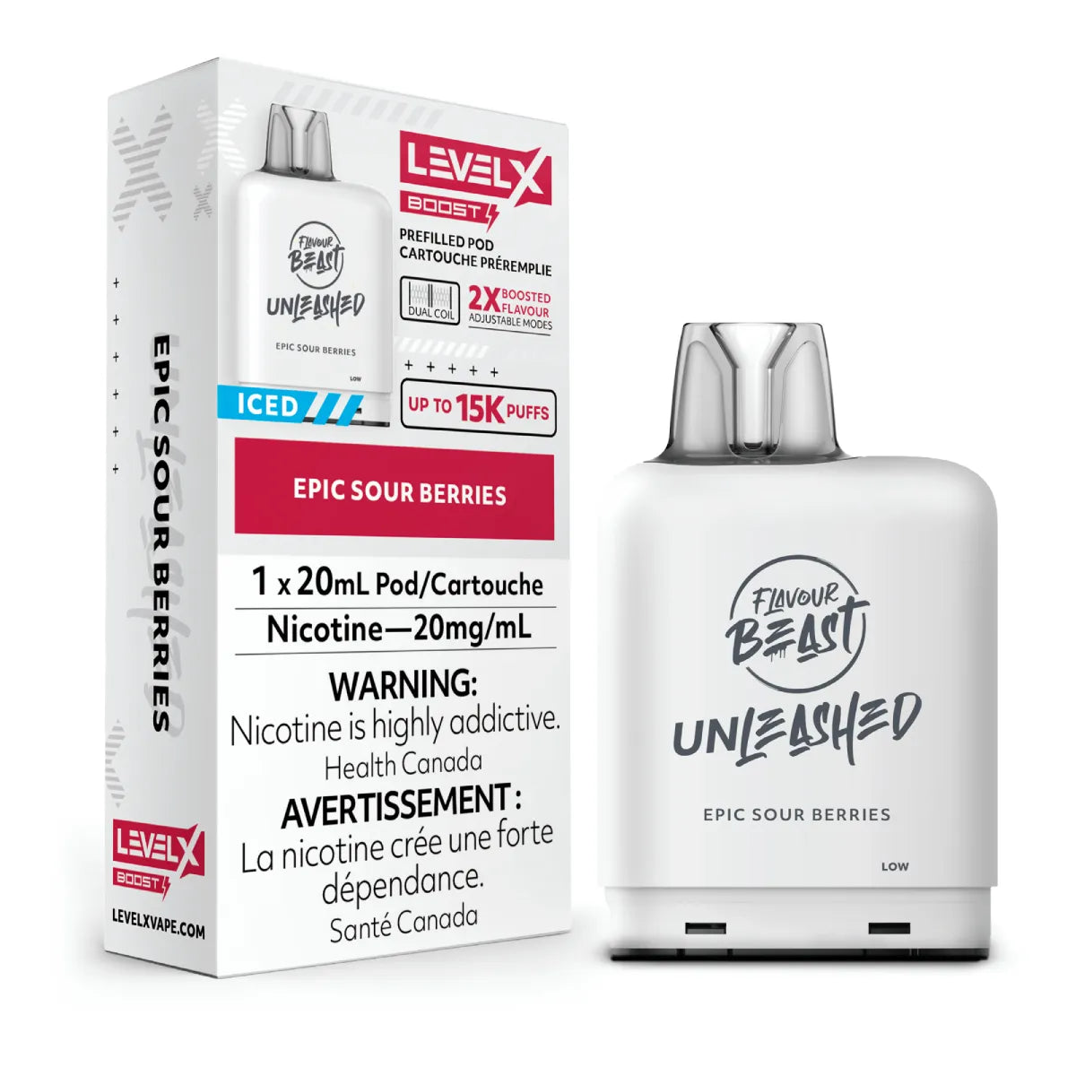 Flavour Beast Unleashed -  Level X Boost G2 25k - Epic Sour Berries Iced (PROV)