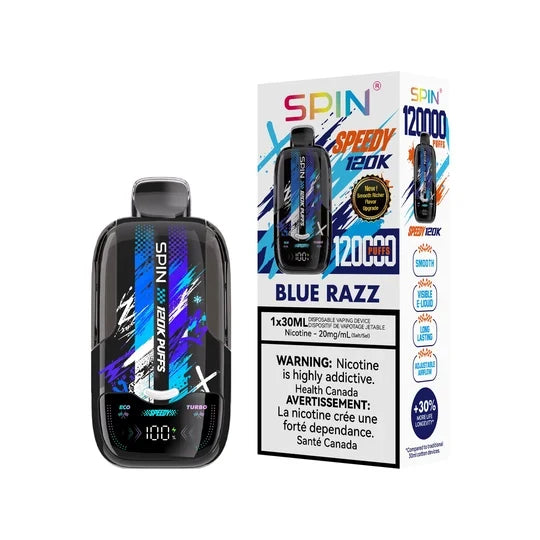Spin Speedy 120k - Blue Razz