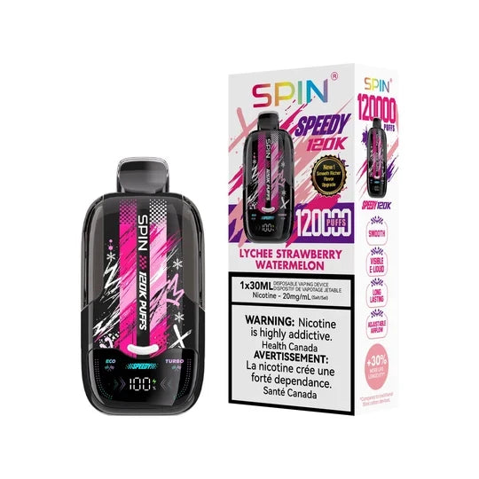 Spin Speedy 120k - Lychee Strawberry Watermelon