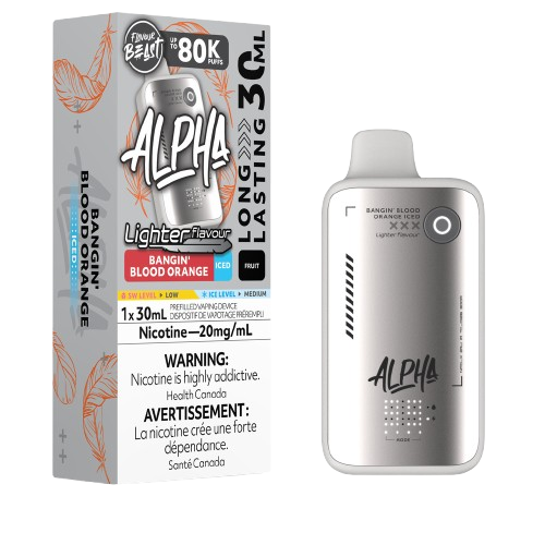 Flavour Beast ALPHA 80k Light Flavours Series - Bangin' Blood Orange Iced