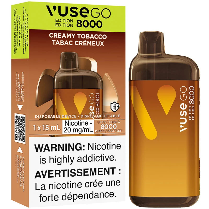 Vuse Go 8000 - Creamy Tobacco (PROV)
