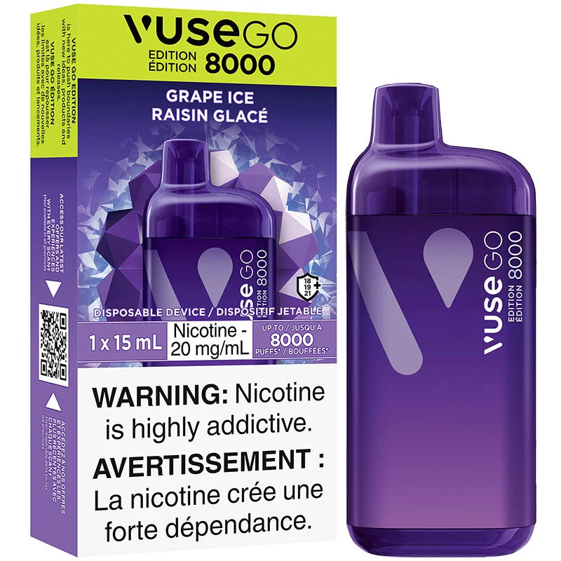 Vuse Go 8000 - Raisin glacé (PROV)