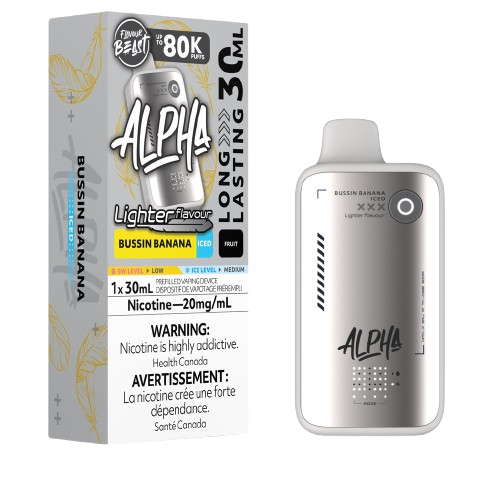 Flavour Beast ALPHA 80k Light Flavours Series - Bussin Banana Iced