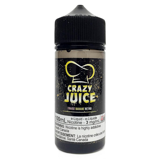 Crazy Juice - Strawberry Banana Retro 100 ml