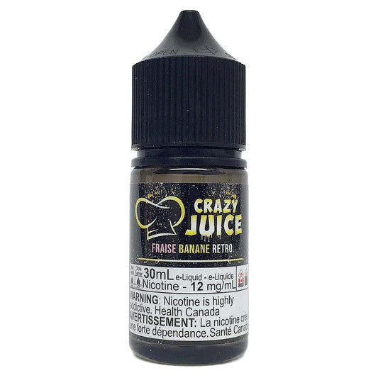 Crazy Juice - Strawberry Banana Retro 30 ml Salt