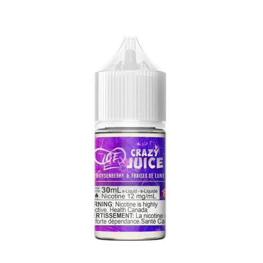 Crazy Juice Ice - Boysenberry & Moon Strawberry 30 ml Salt