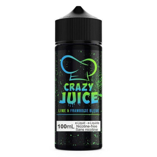 Crazy Juice - Lime & Blue Raspberry 100 ml