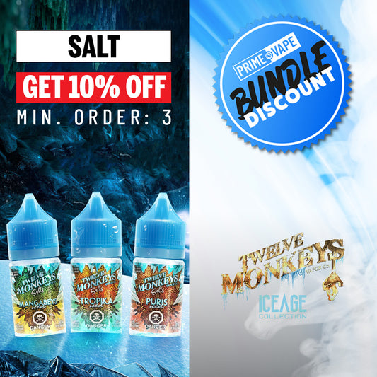 TWELVE MONKEYS ICE AGE - Salt - Bundle Pack