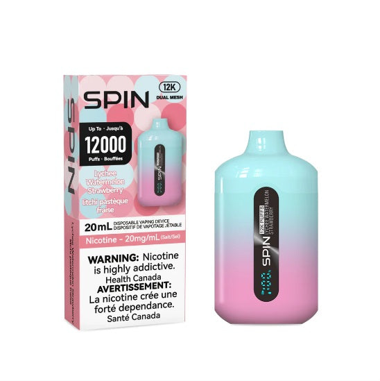Spin 12K - Lychee Watermelon Strawberry