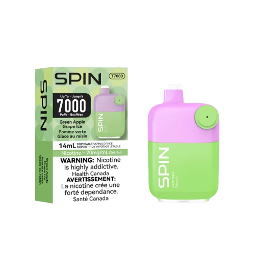 Spin T7000 - Green Apple Grape Ice